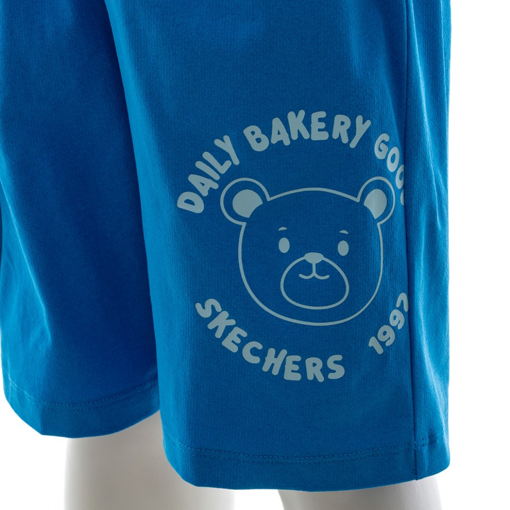 SKECHERS 男童短褲 (SL125B070-BLU7)