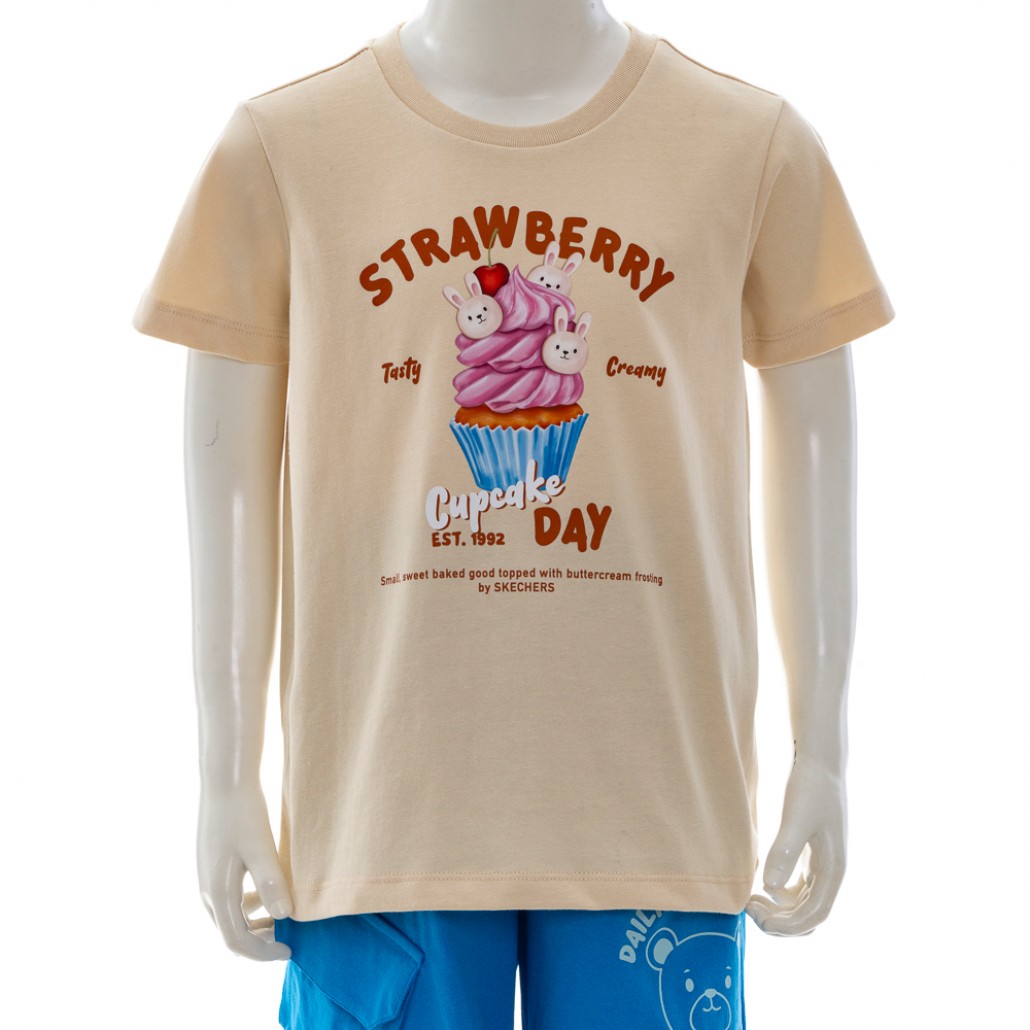 SKECHERS 女童短袖衣 (SL125G073-00XE)