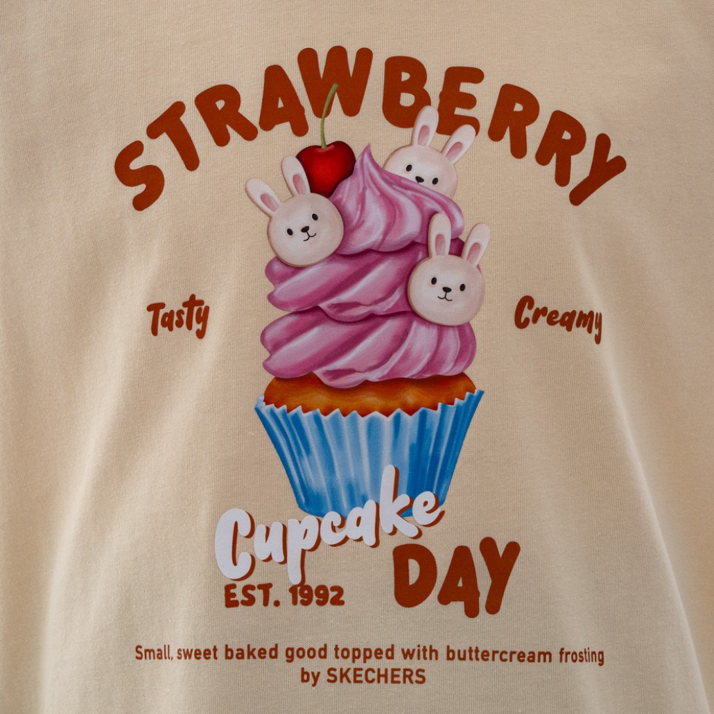 SKECHERS 女童短袖衣 (SL125G073-00XE)