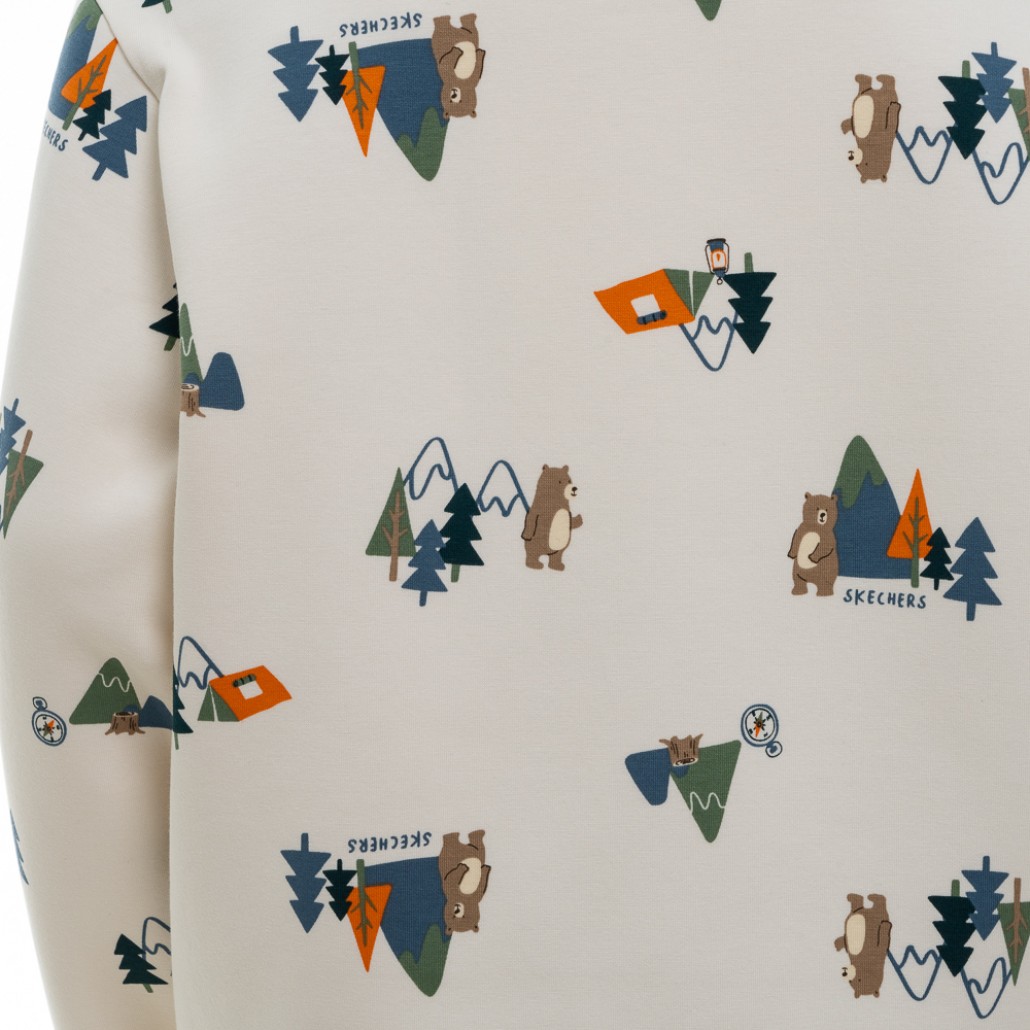 SKECHERS 男幼童長袖衛衣 (P125B024-050W)