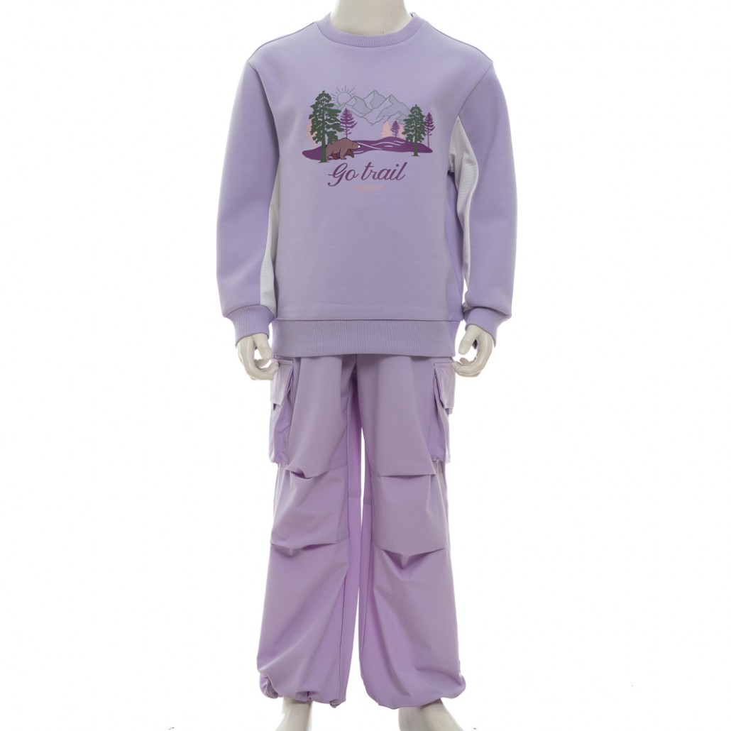 SKECHERS 女童長袖衛衣 (P125G023-00EW)