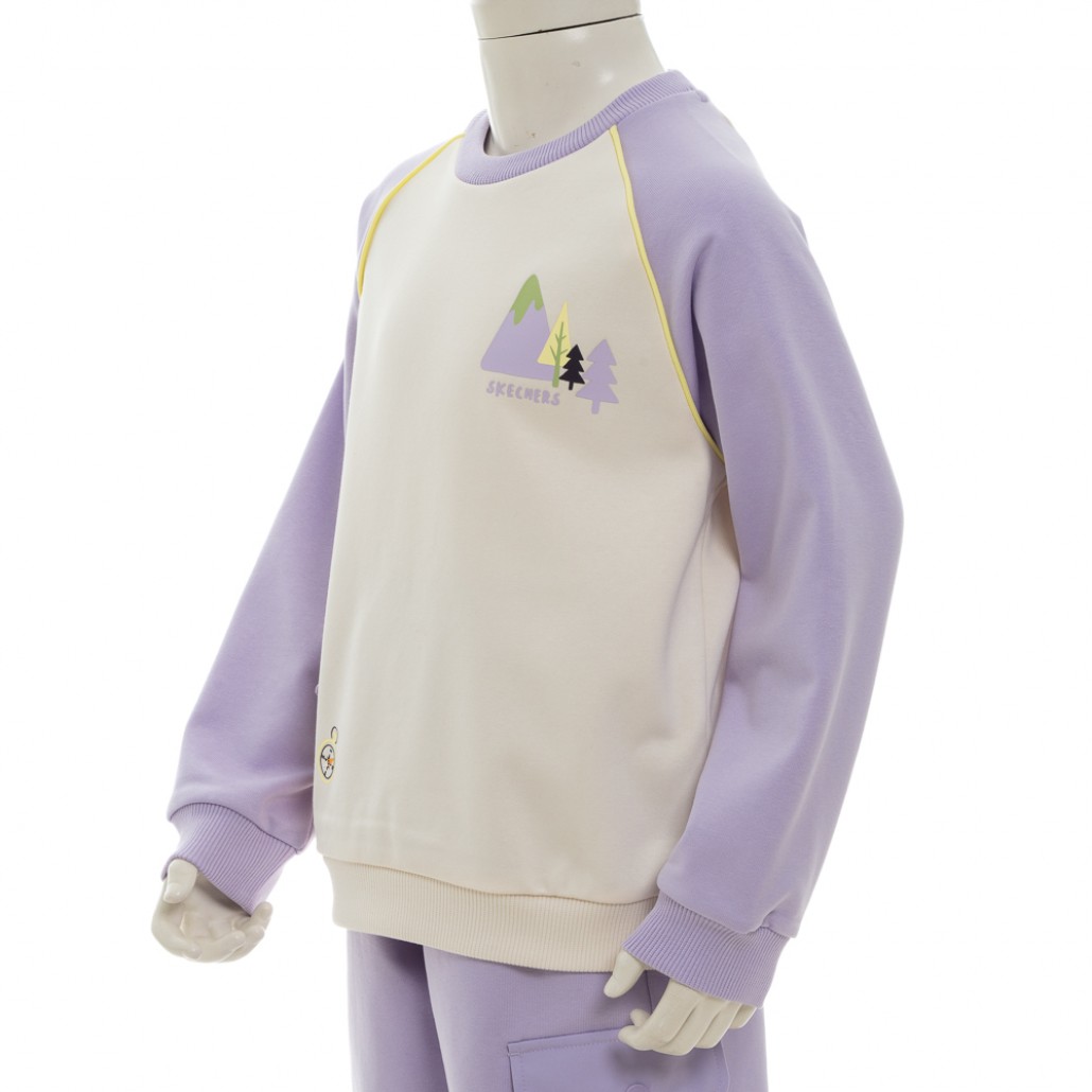 SKECHERS 女幼童長袖衛衣 (P125G030-00EW)