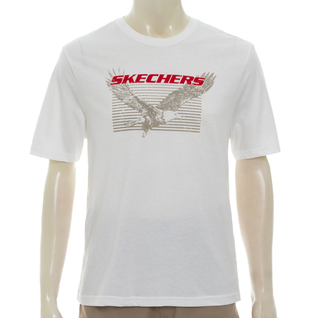 SKECHERS 男短袖衣 (TS194WHT)