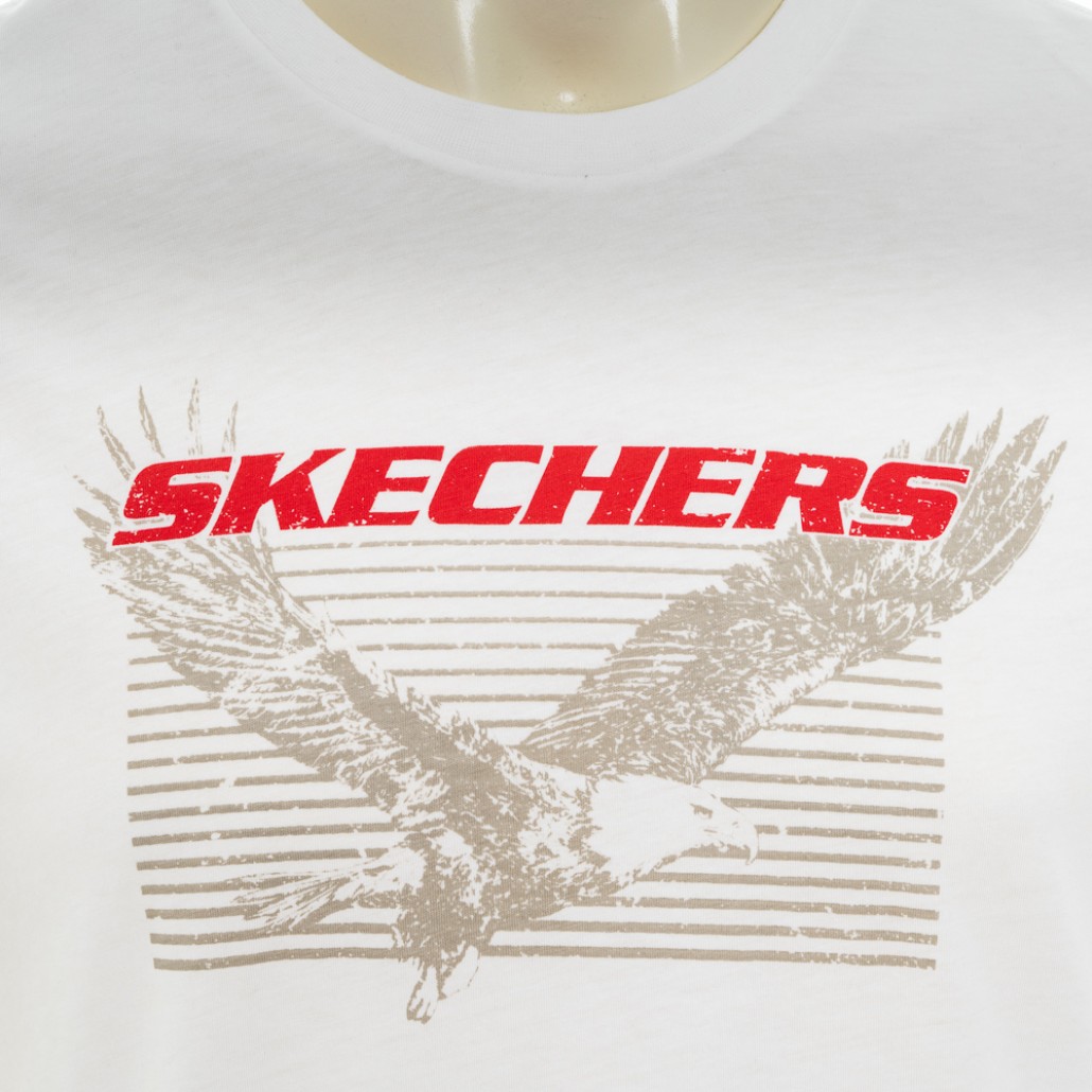 SKECHERS 男短袖衣 (TS194WHT)