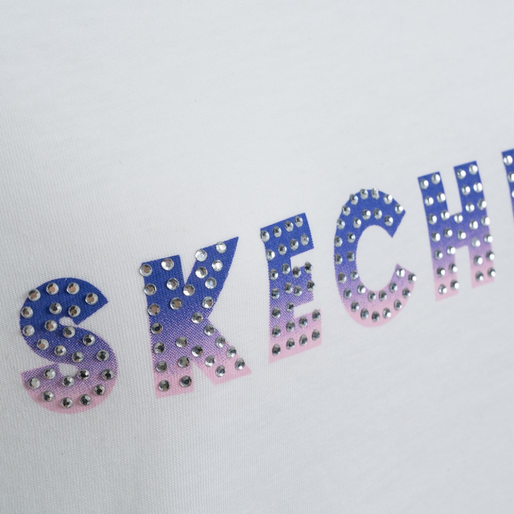 SKECHERS 女短袖衣 (TS206WHT)