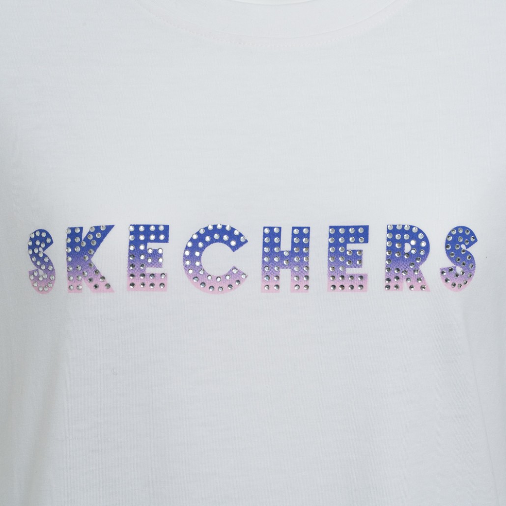 SKECHERS 女短袖衣 (TS206WHT)