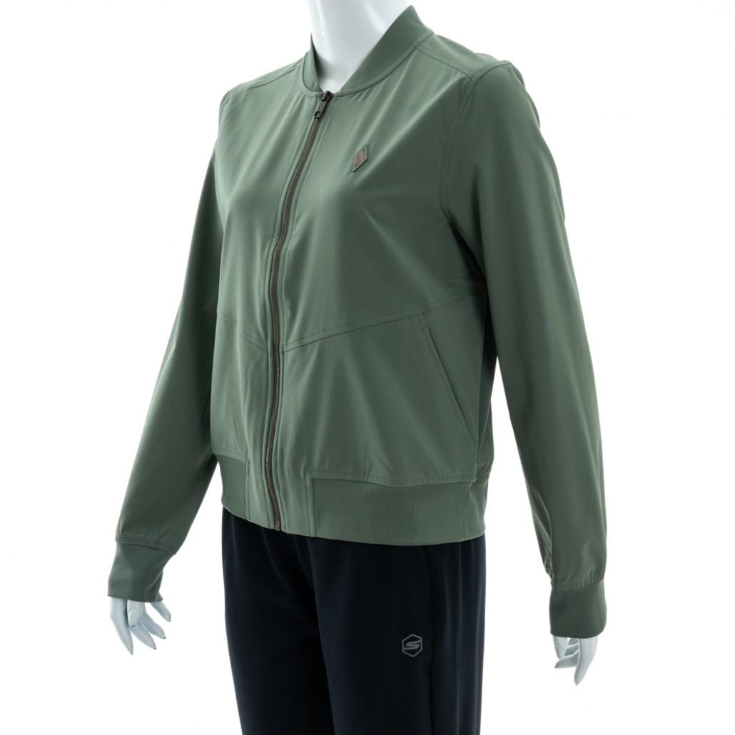 SKECHERS 女拉鍊外套(JA192TPOL)