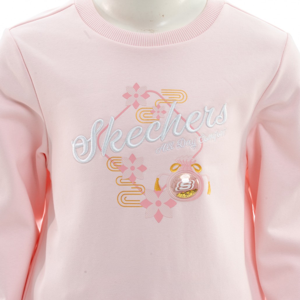 SKECHERS 女童長袖衛衣 (L125G009-04J1)