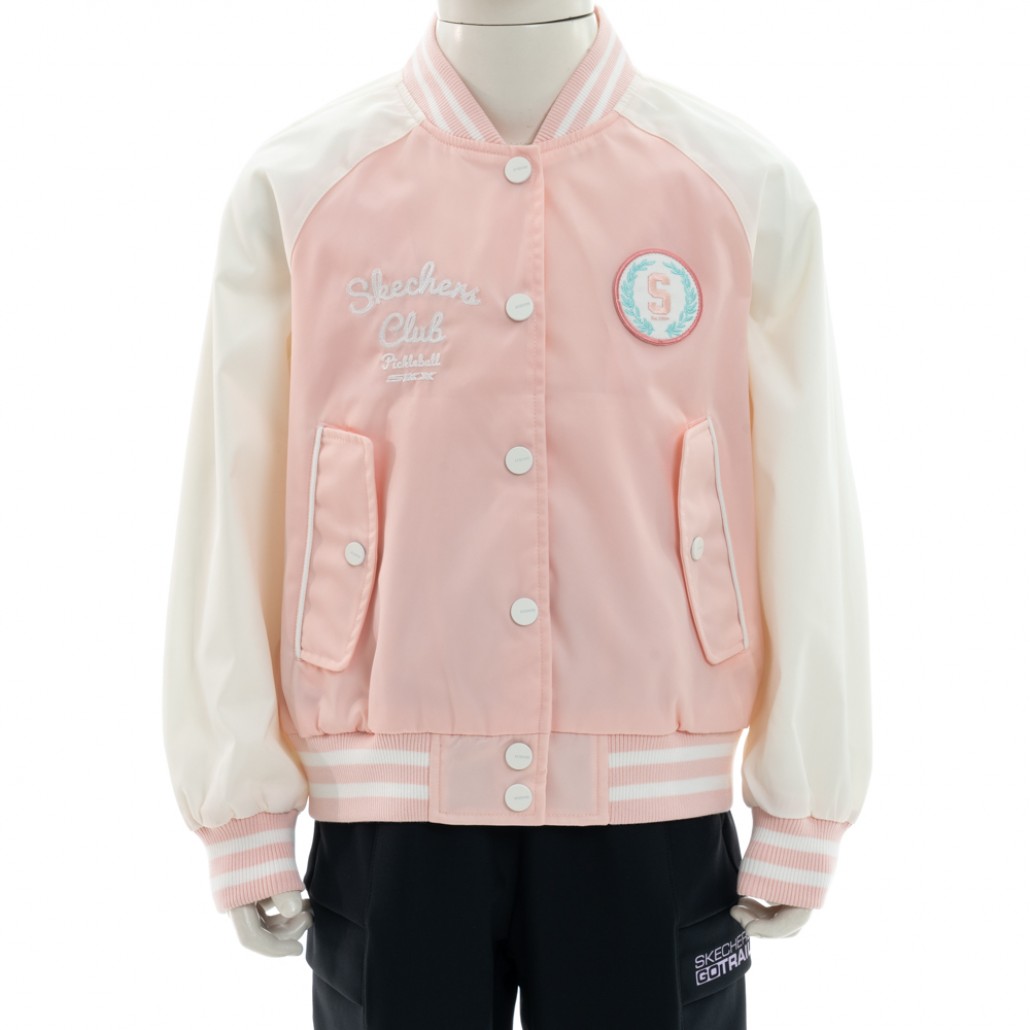 SKECHERS 女童棒球外套 (L125G037-01UJ)