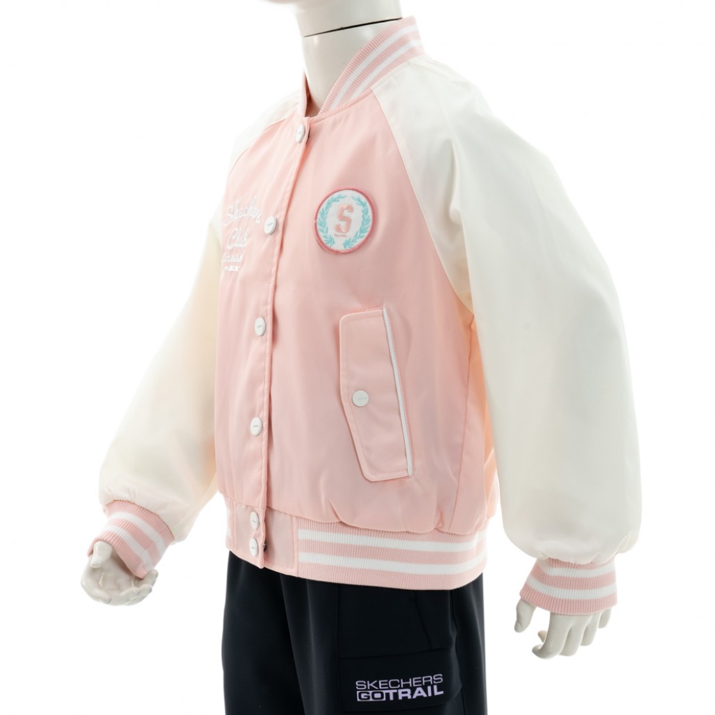 SKECHERS 女童棒球外套 (L125G037-01UJ)