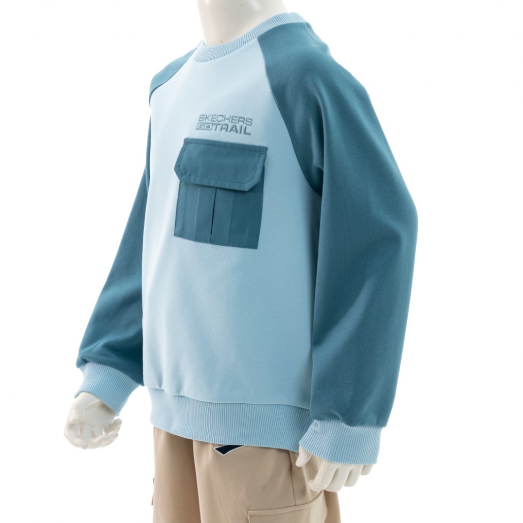 SKECHERS 男童長袖衛衣 (P125B019-00FU)