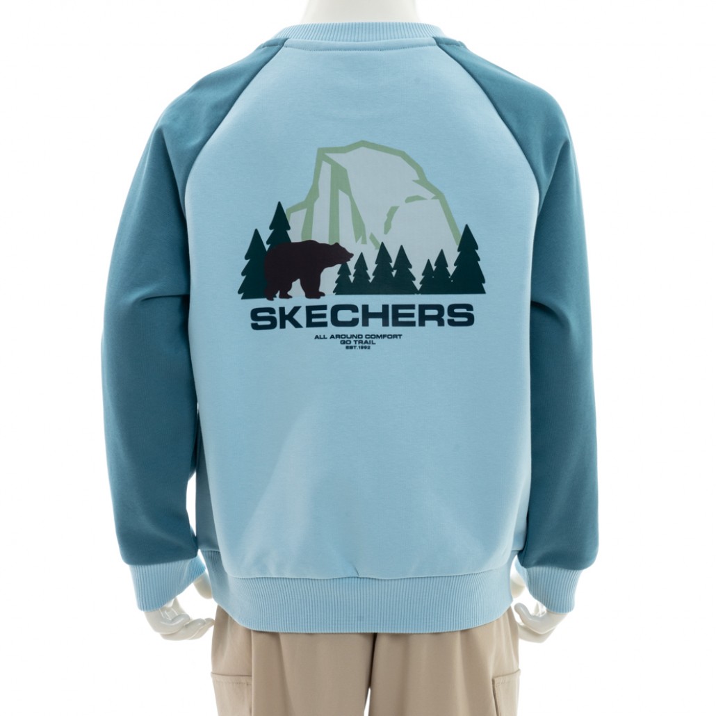 SKECHERS 男童長袖衛衣 (P125B019-00FU)