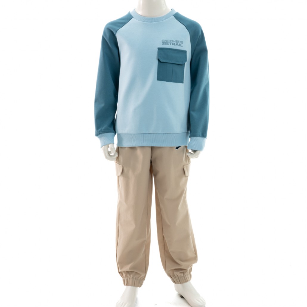 SKECHERS 男童長袖衛衣 (P125B019-00FU)