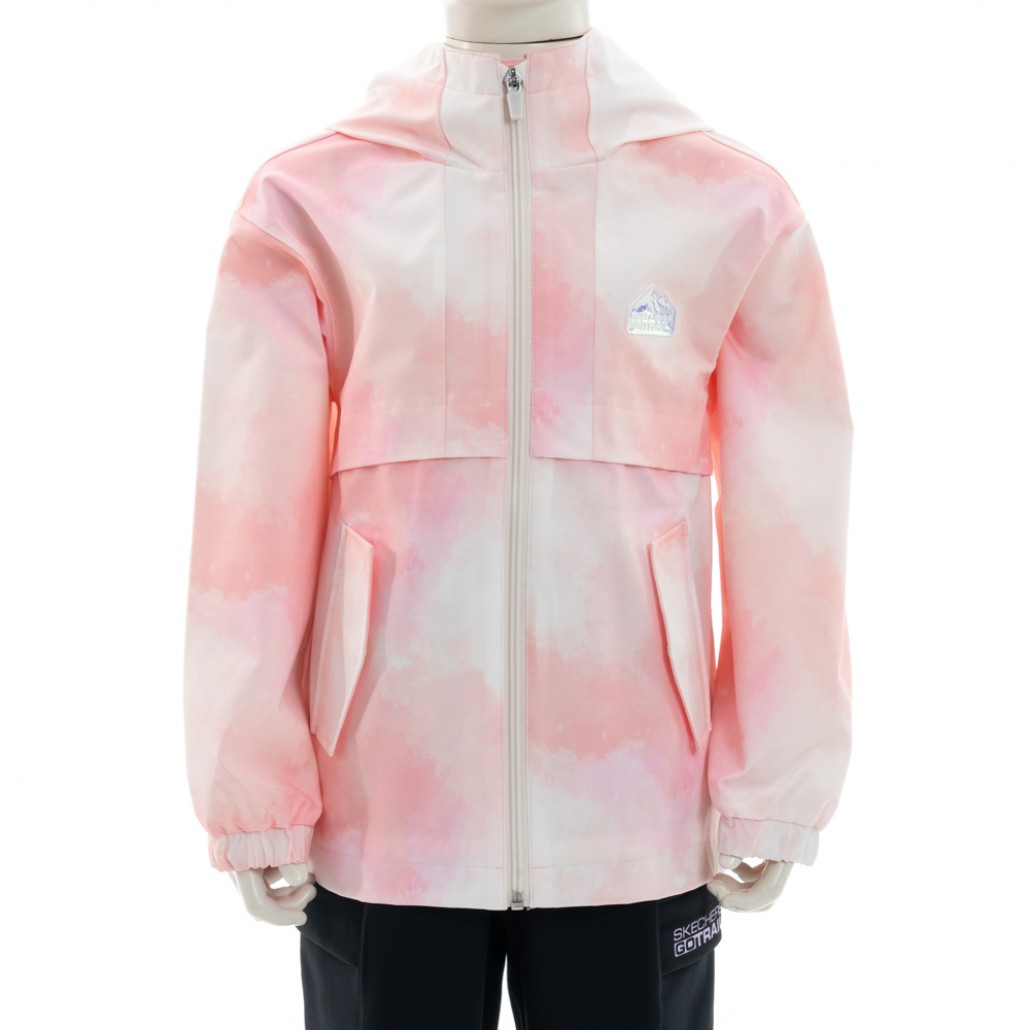 SKECHERS 女童拉鍊連帽外套 (P125G044-050B)