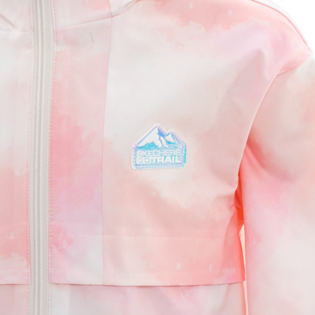 SKECHERS 女童拉鍊連帽外套 (P125G044-050B)