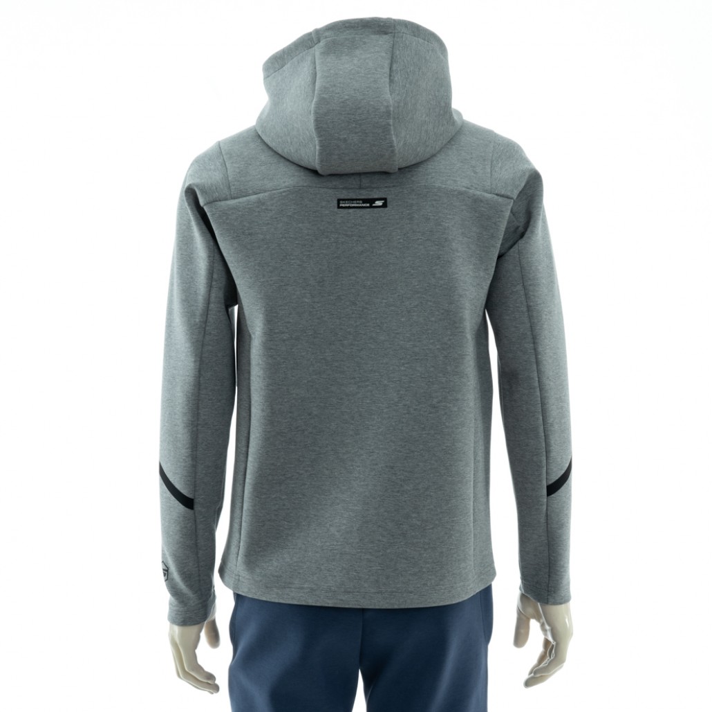 SKECHERS 男拉鍊連帽外套 (P125M024-02H3)