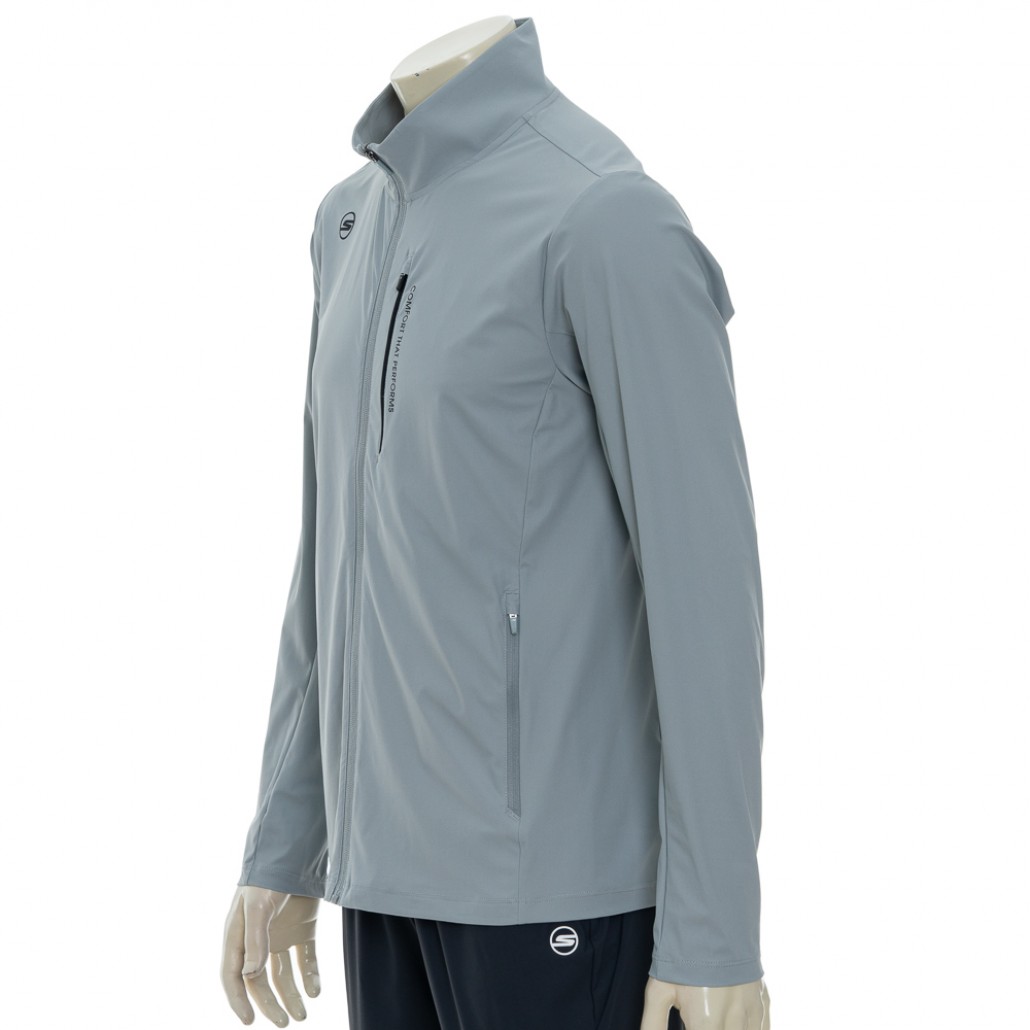 SKECHERS 男拉鍊外套 (P225M100-001C)