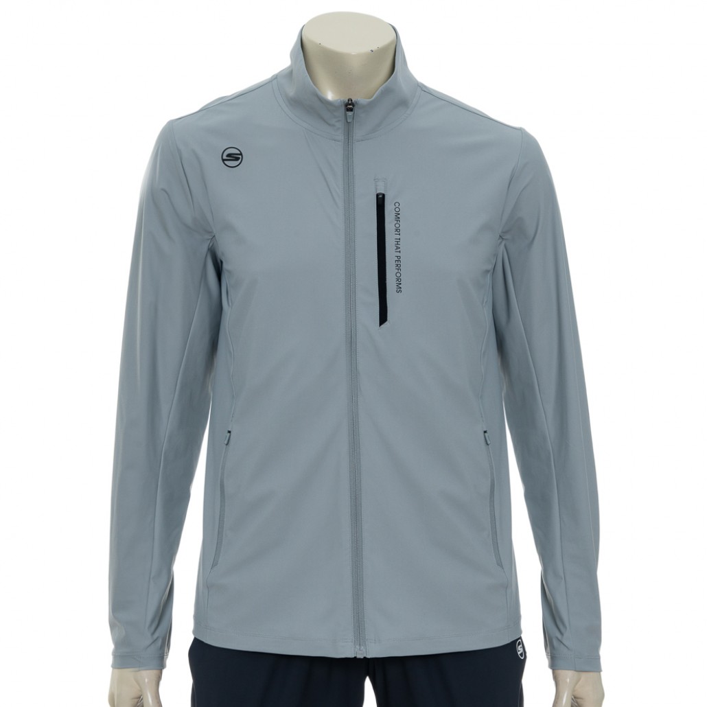 SKECHERS 男拉鍊外套 (P225M100-001C)