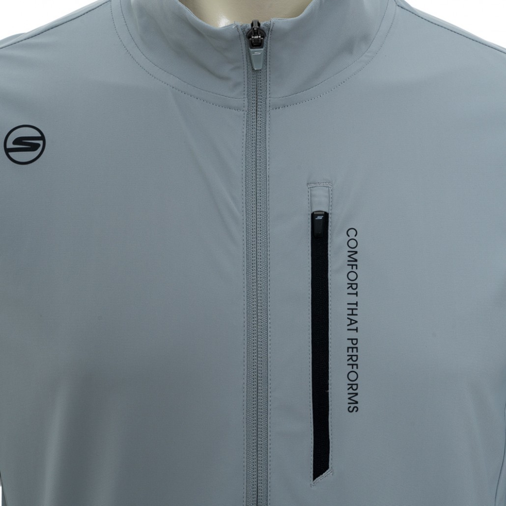 SKECHERS 男拉鍊外套 (P225M100-001C)