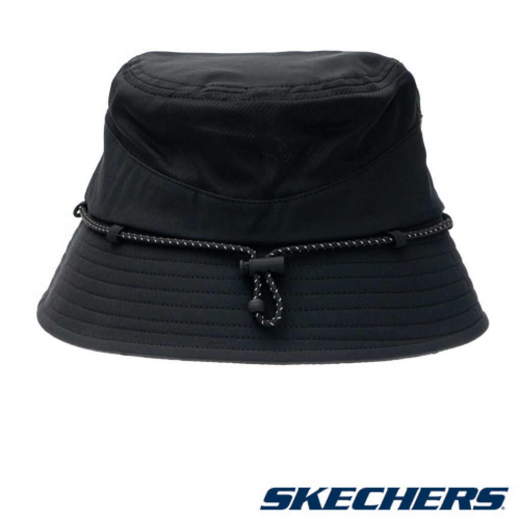 SKECHERS 寬邊帽_碳黑 (P325U009-0018)