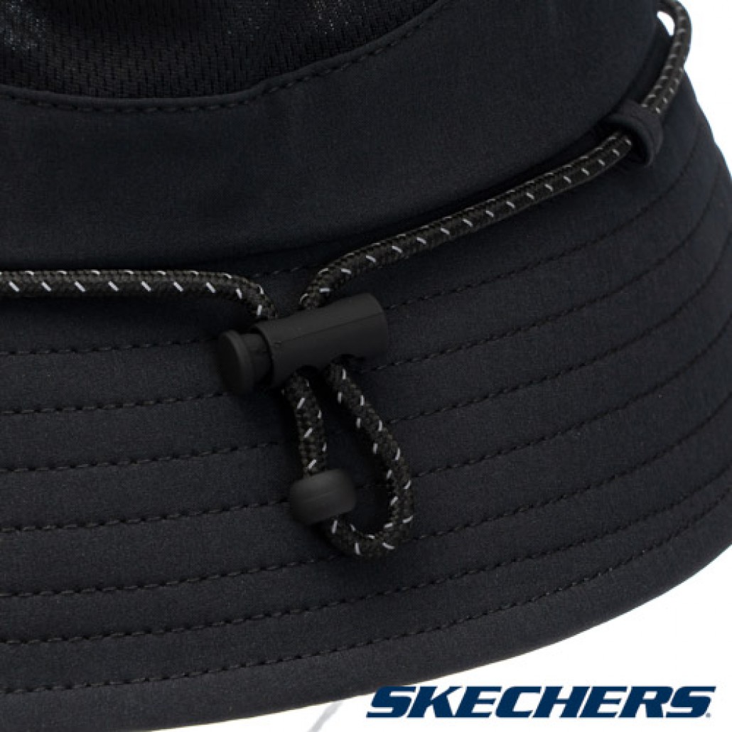 SKECHERS 寬邊帽_碳黑 (P325U009-0018)