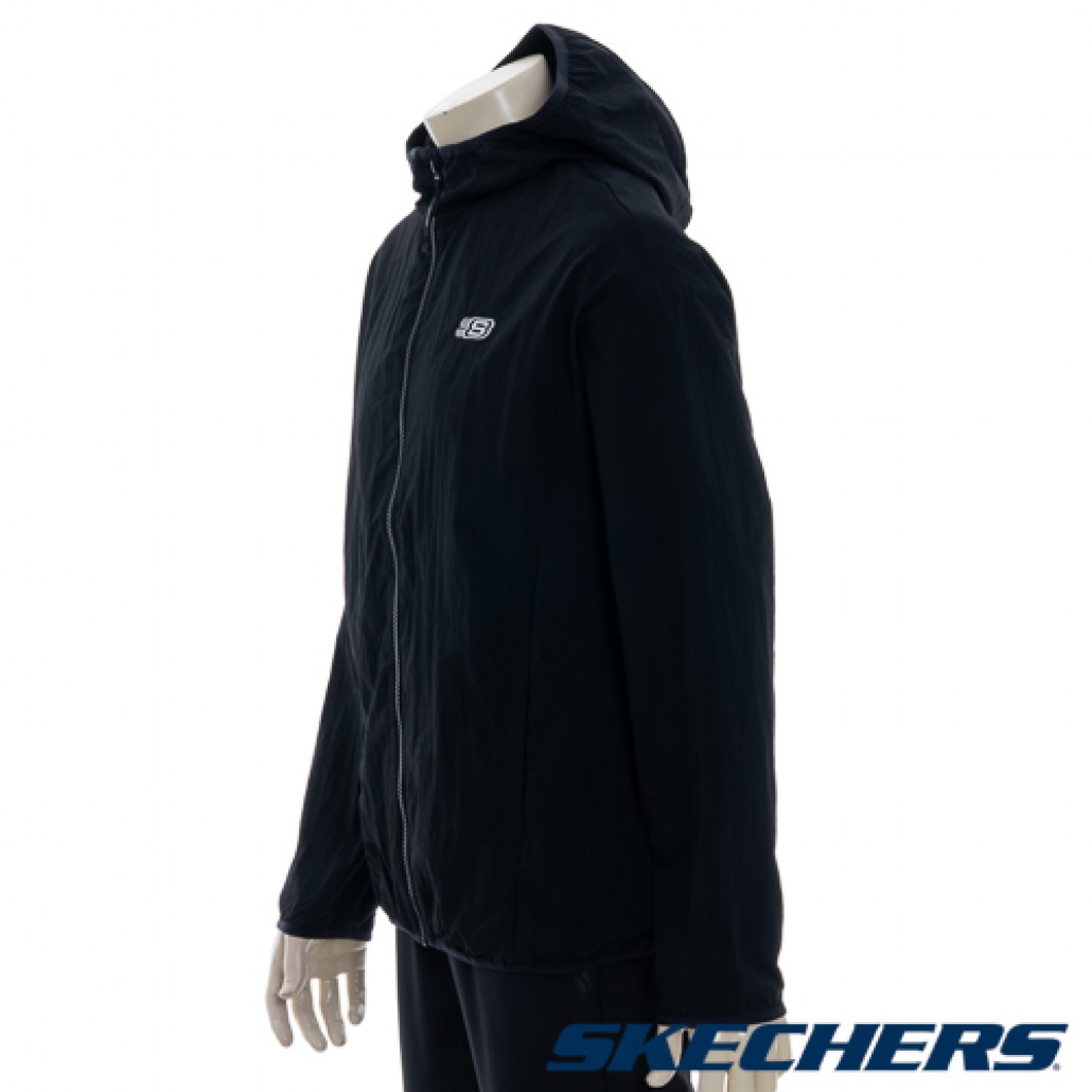 SKECHERS 男拉鍊連帽外套 (L325M002-0018)