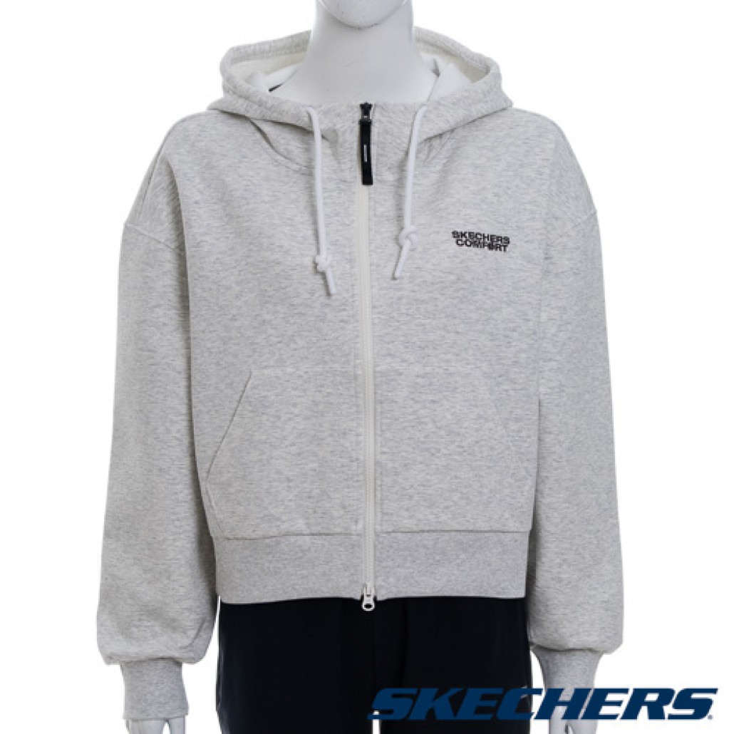 SKECHERS 女拉鍊連帽外套 (L325W010-0248)