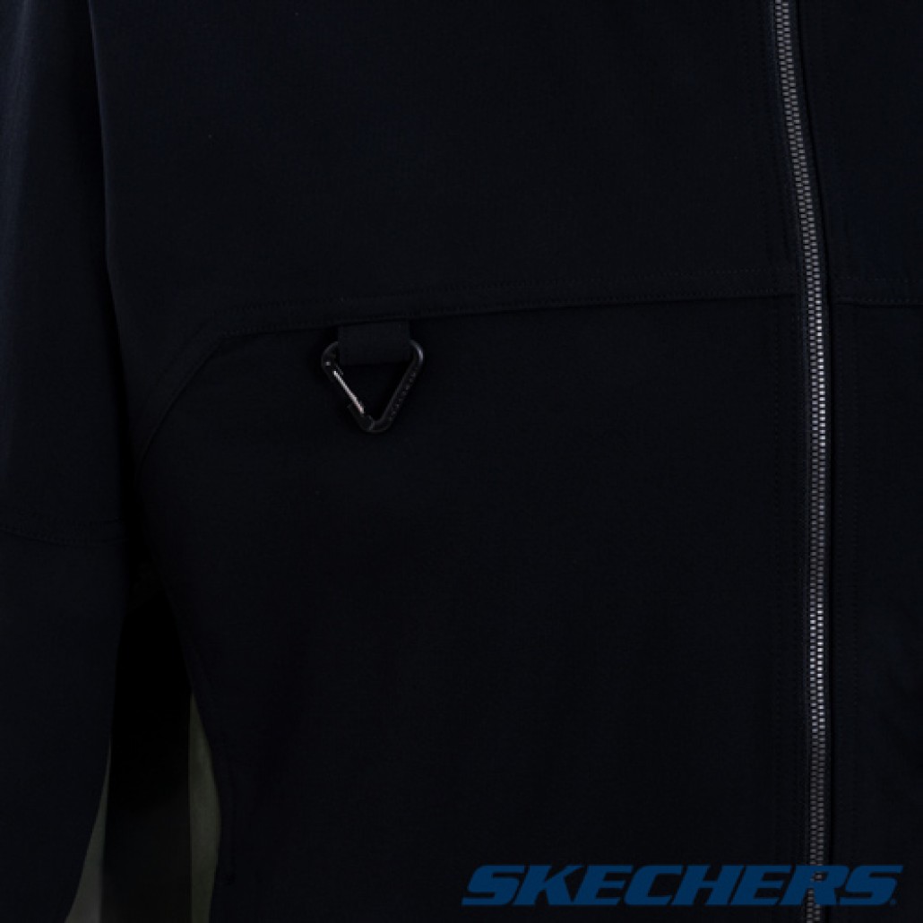 SKECHERS 男拉鍊連帽外套 (P325M011-0018)