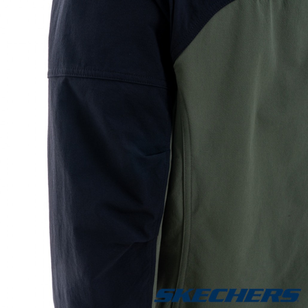 SKECHERS 男拉鍊連帽外套 (P325M011-0018)