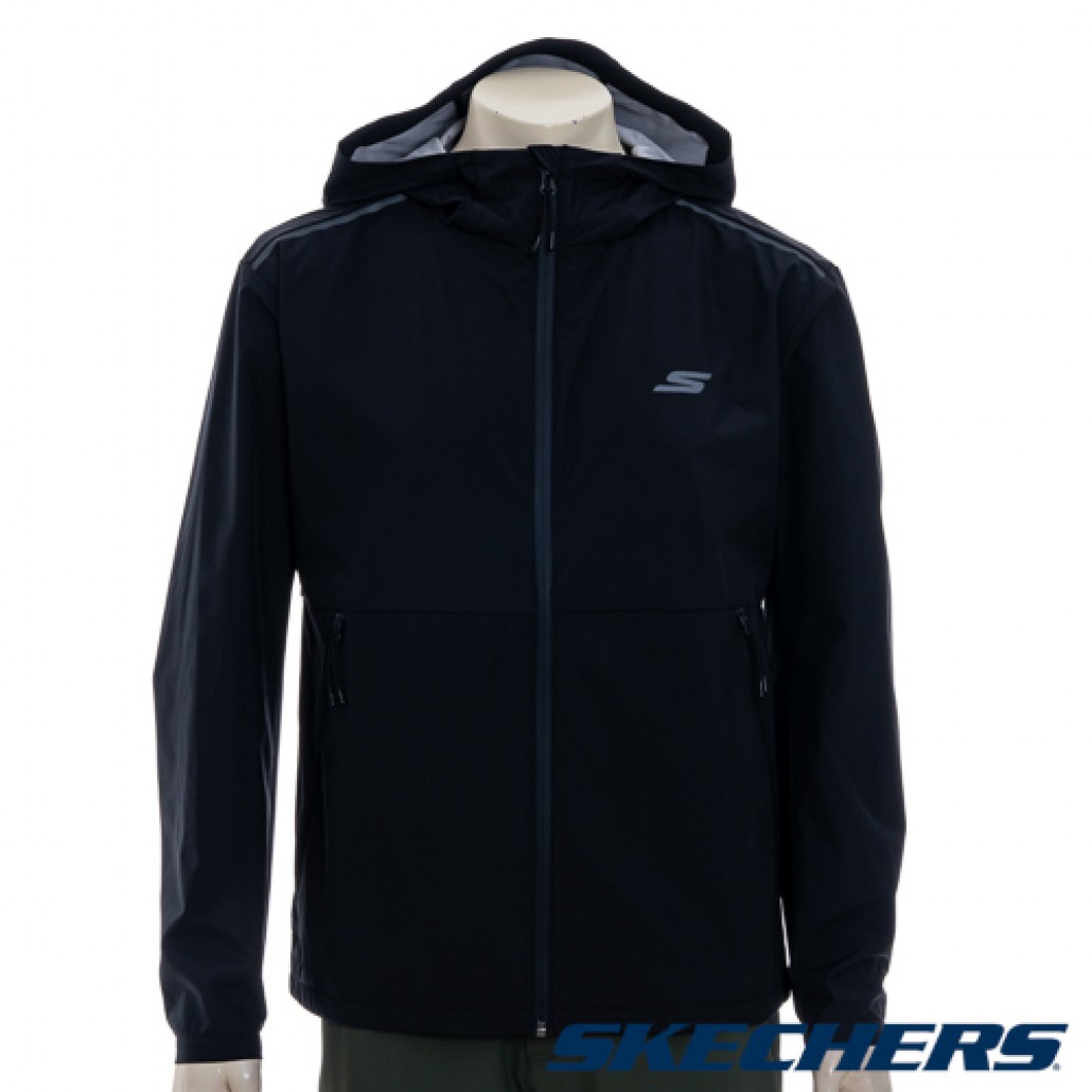 SKECHERS 男拉鍊連帽外套 (P325M029-0018)