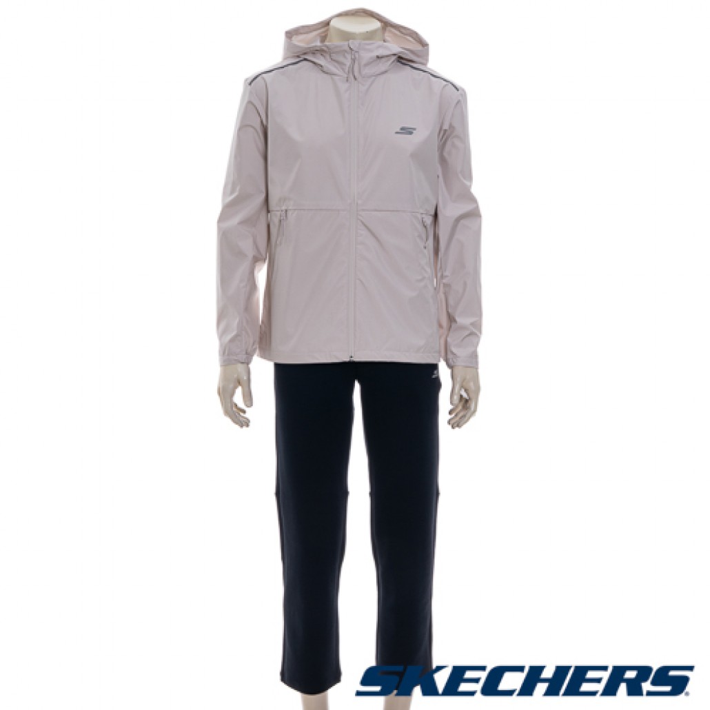 SKECHERS 男拉鍊連帽外套 (P325M029-021C)