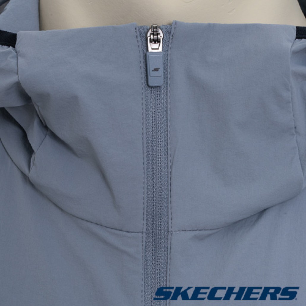 SKECHERS 男拉鍊連帽外套 (P325M049-02N6)