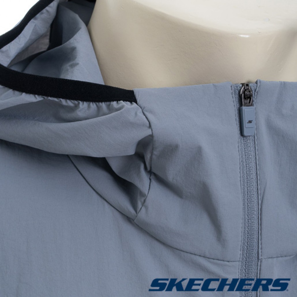 SKECHERS 男拉鍊連帽外套 (P325M049-02N6)