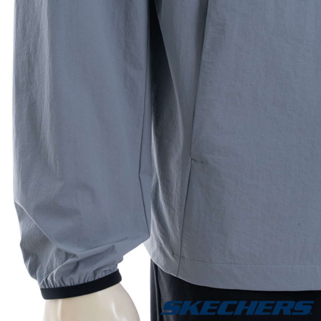 SKECHERS 男拉鍊連帽外套 (P325M049-02N6)