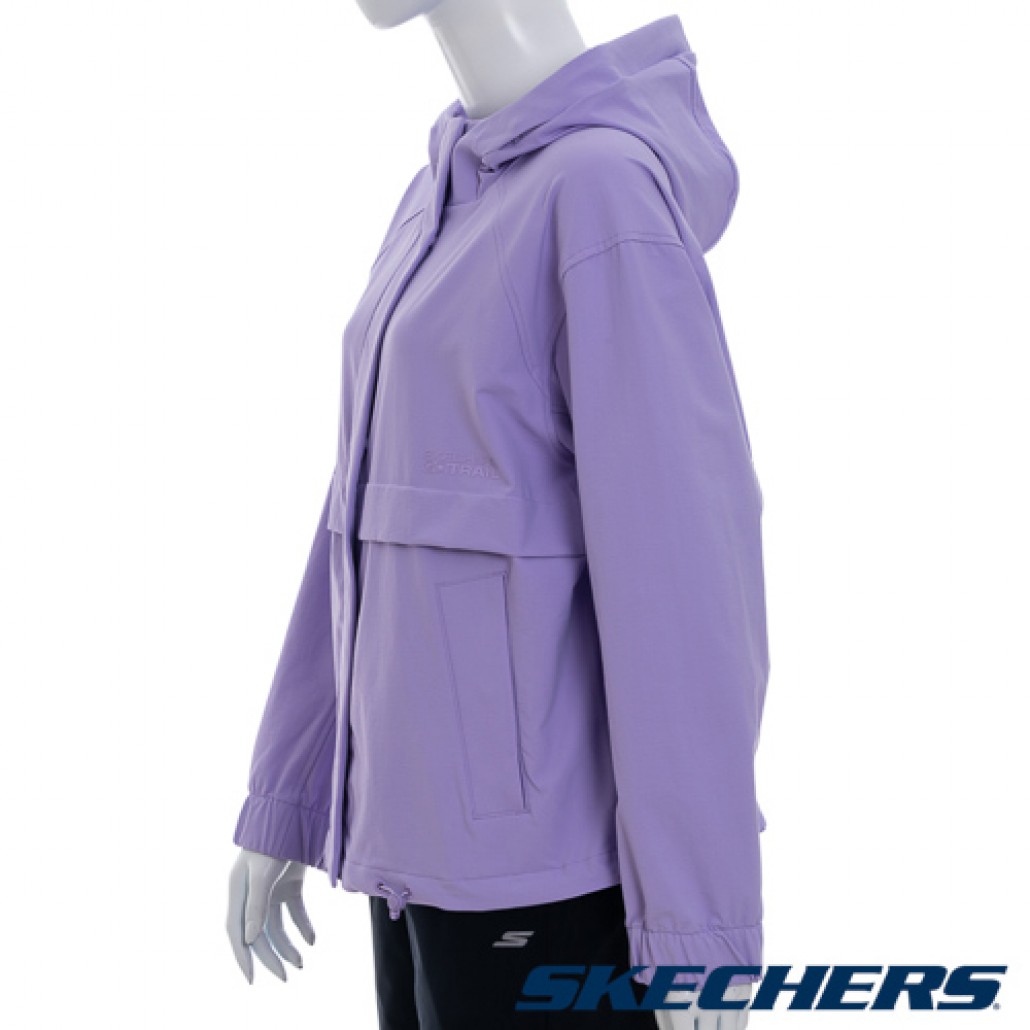 SKECHERS 女拉鏈連帽外套 (P325W013-010Y)