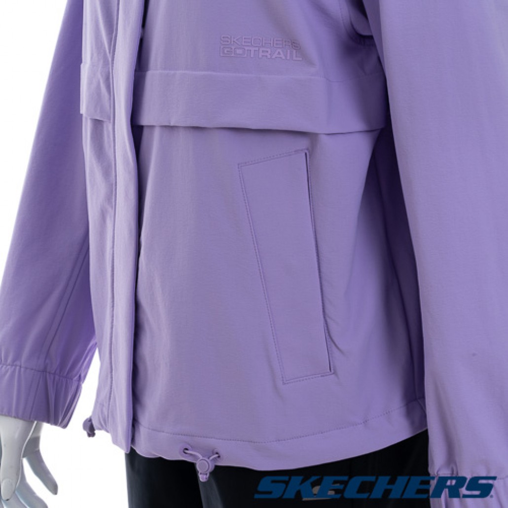 SKECHERS 女拉鏈連帽外套 (P325W013-010Y)