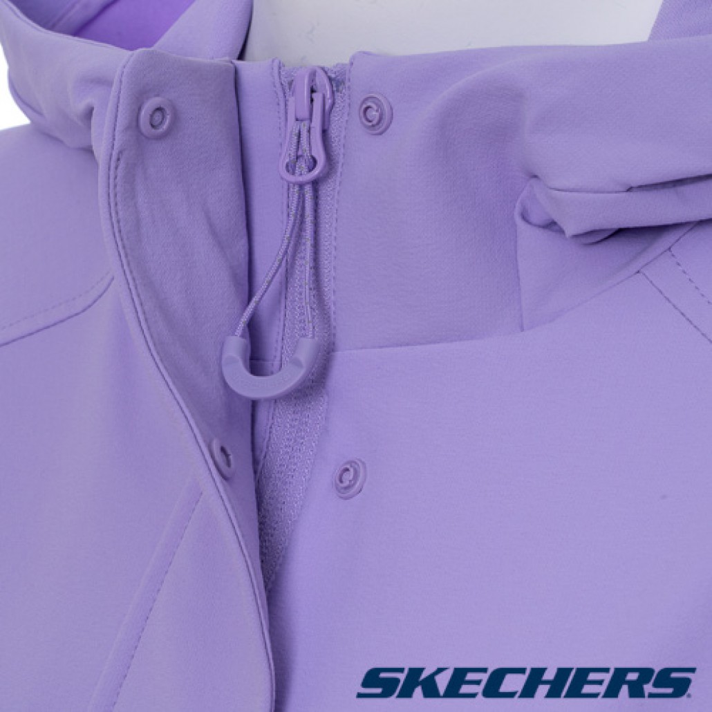 SKECHERS 女拉鏈連帽外套 (P325W013-010Y)