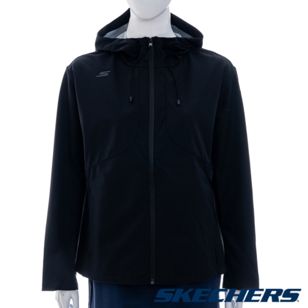 SKECHERS 女拉鍊連帽外套 (P325W067-0018)｜拉鍊連帽外套，搭配－运动品牌