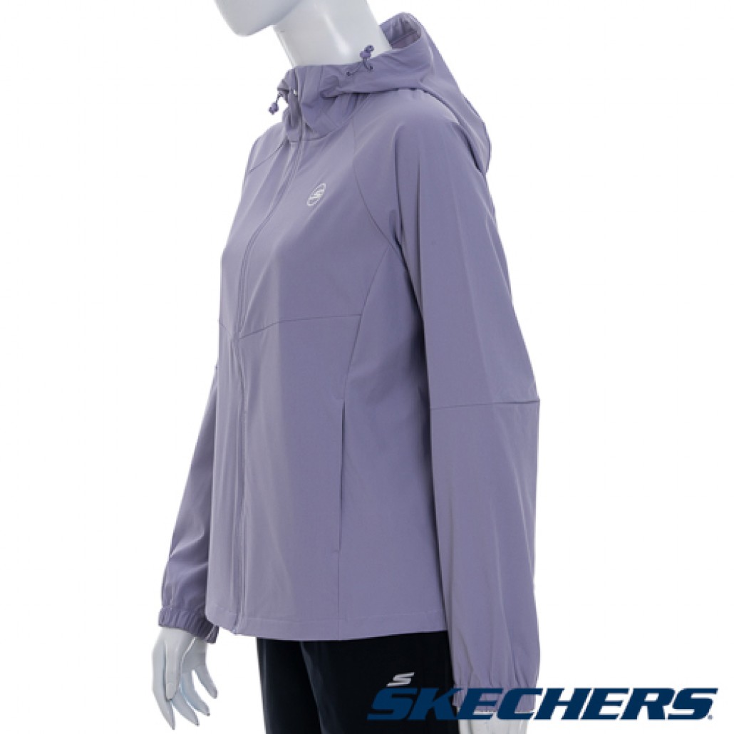 SKECHERS 女拉鍊連帽外套 (P424W023-047U)