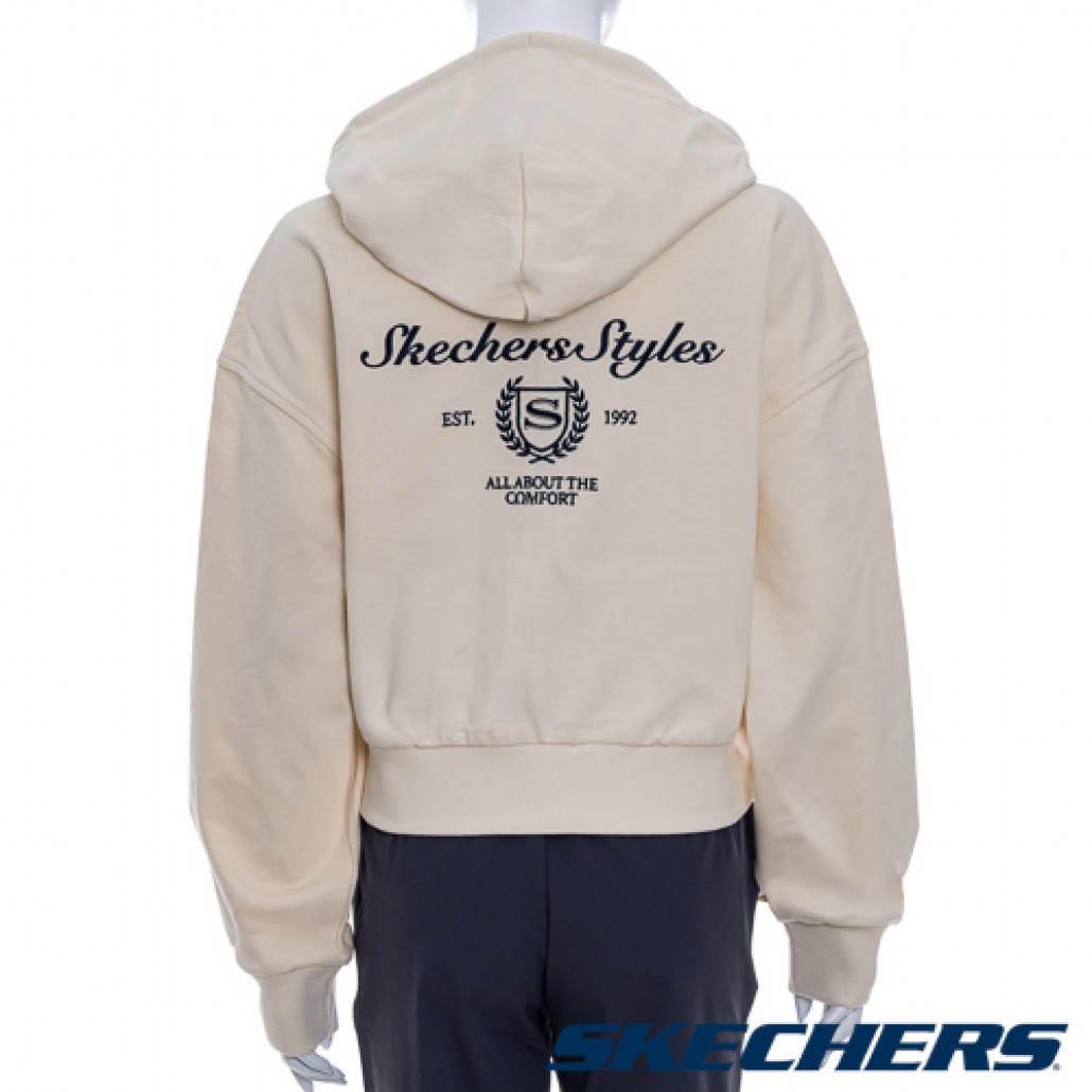 SKECHERS 女拉鍊連帽外套(L325W001-029Y)