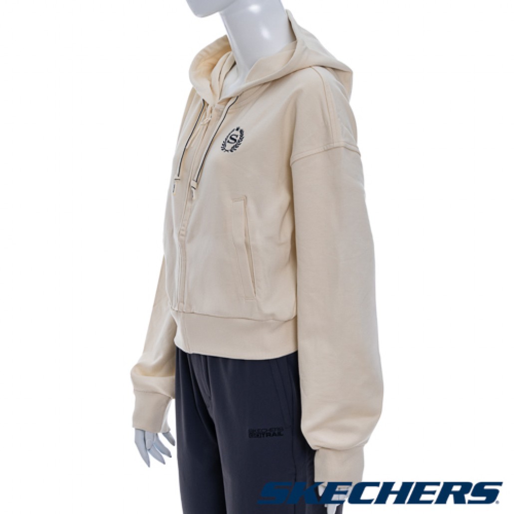 SKECHERS 女拉鍊連帽外套(L325W001-029Y)