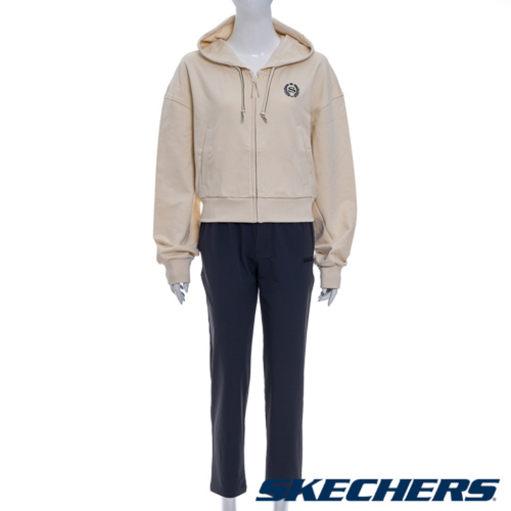 SKECHERS 女拉鍊連帽外套(L325W001-029Y)