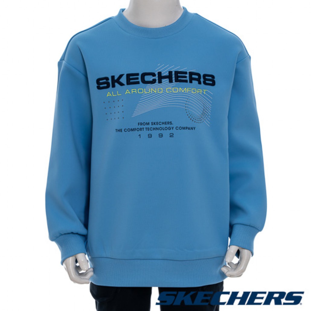SKECHERS 男童長袖衛衣P325B003-01LK