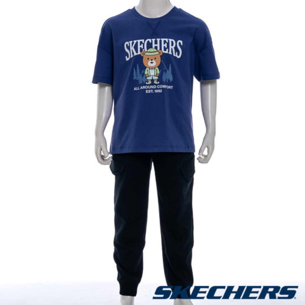 SKECHERS 男童短袖衣(SL325B269-013D)