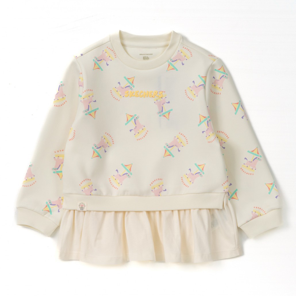 SKECHERS 女幼童長袖衛衣 (L325G027-05SH)｜為您精心挑選優質童－老快运动