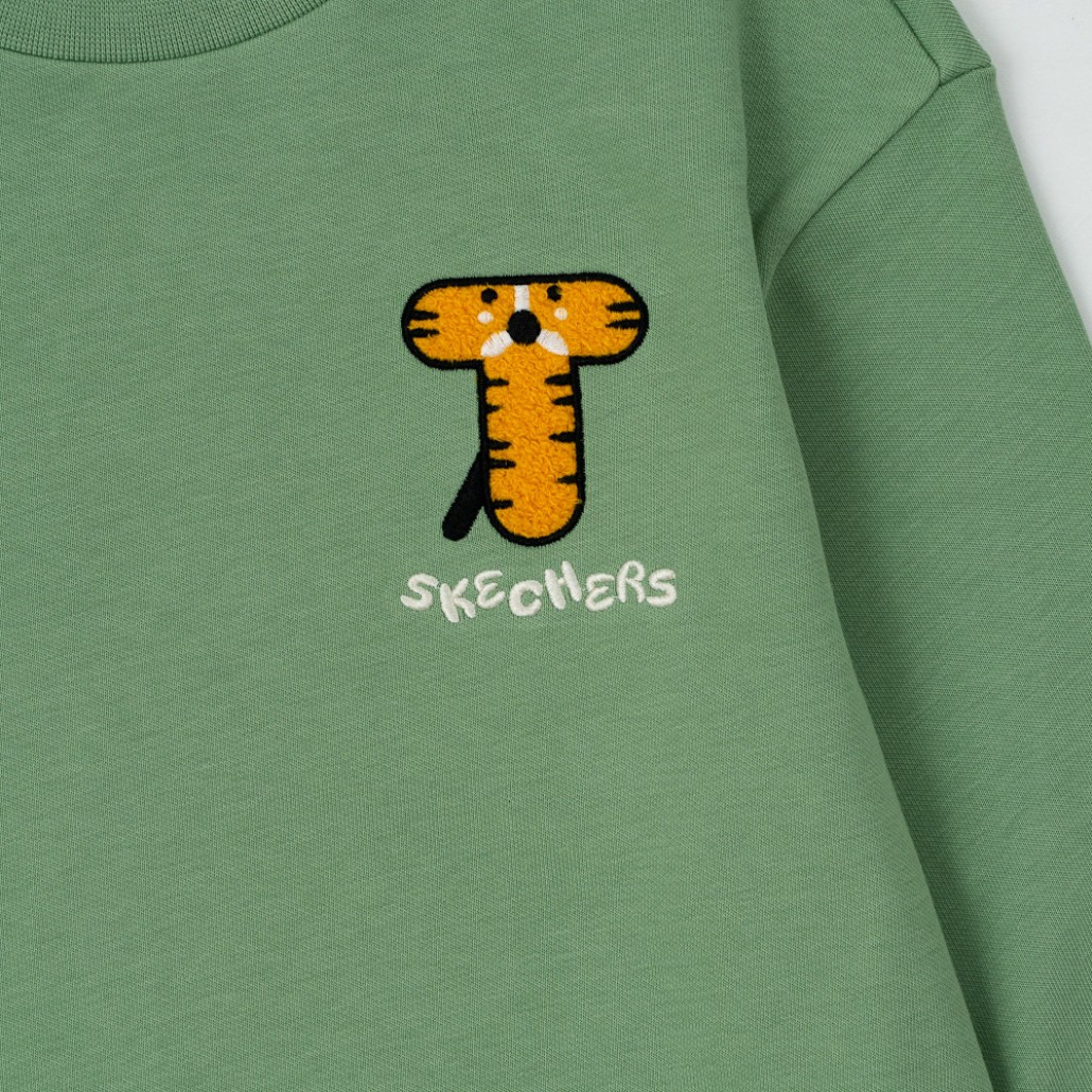 SKECHERS 中性童長袖衛衣 (L325K047-01DP)