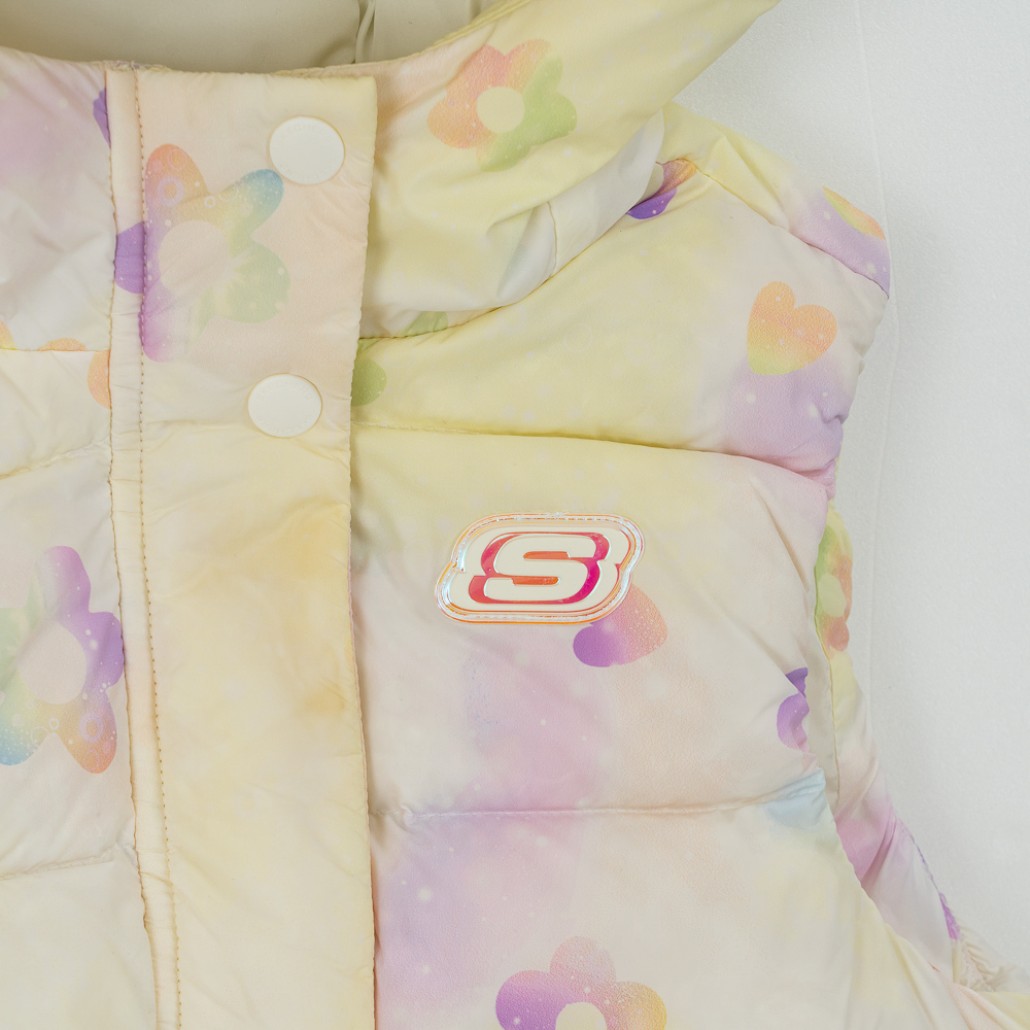 SKECHERS 女幼童羽絨背心 (L425G025-05XL)