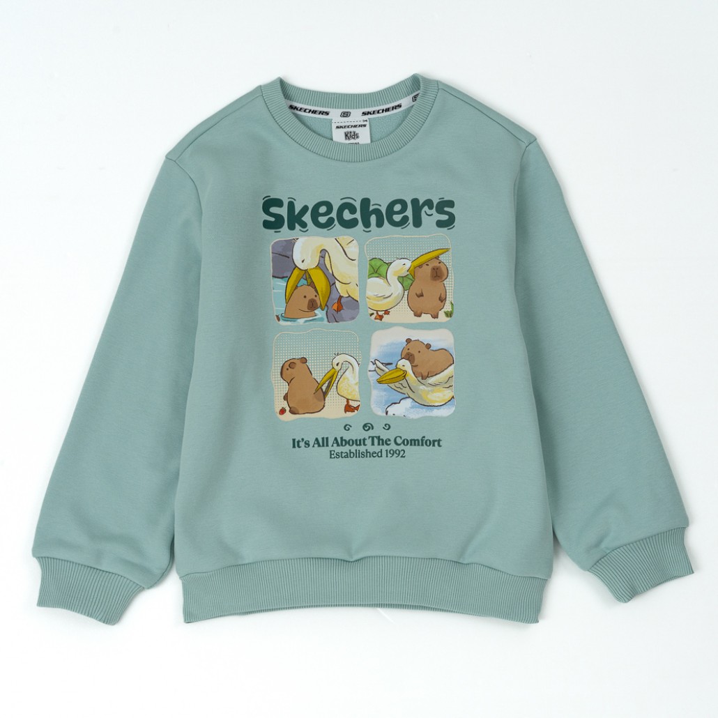 SKECHERS 中性童長袖衛衣 (L425K120-01P9)