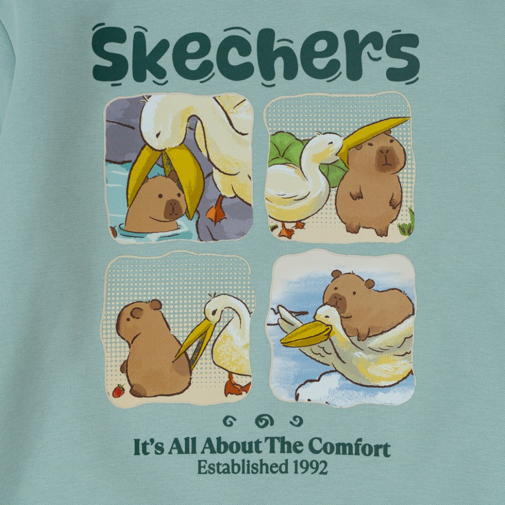 SKECHERS 中性童長袖衛衣 (L425K120-01P9)