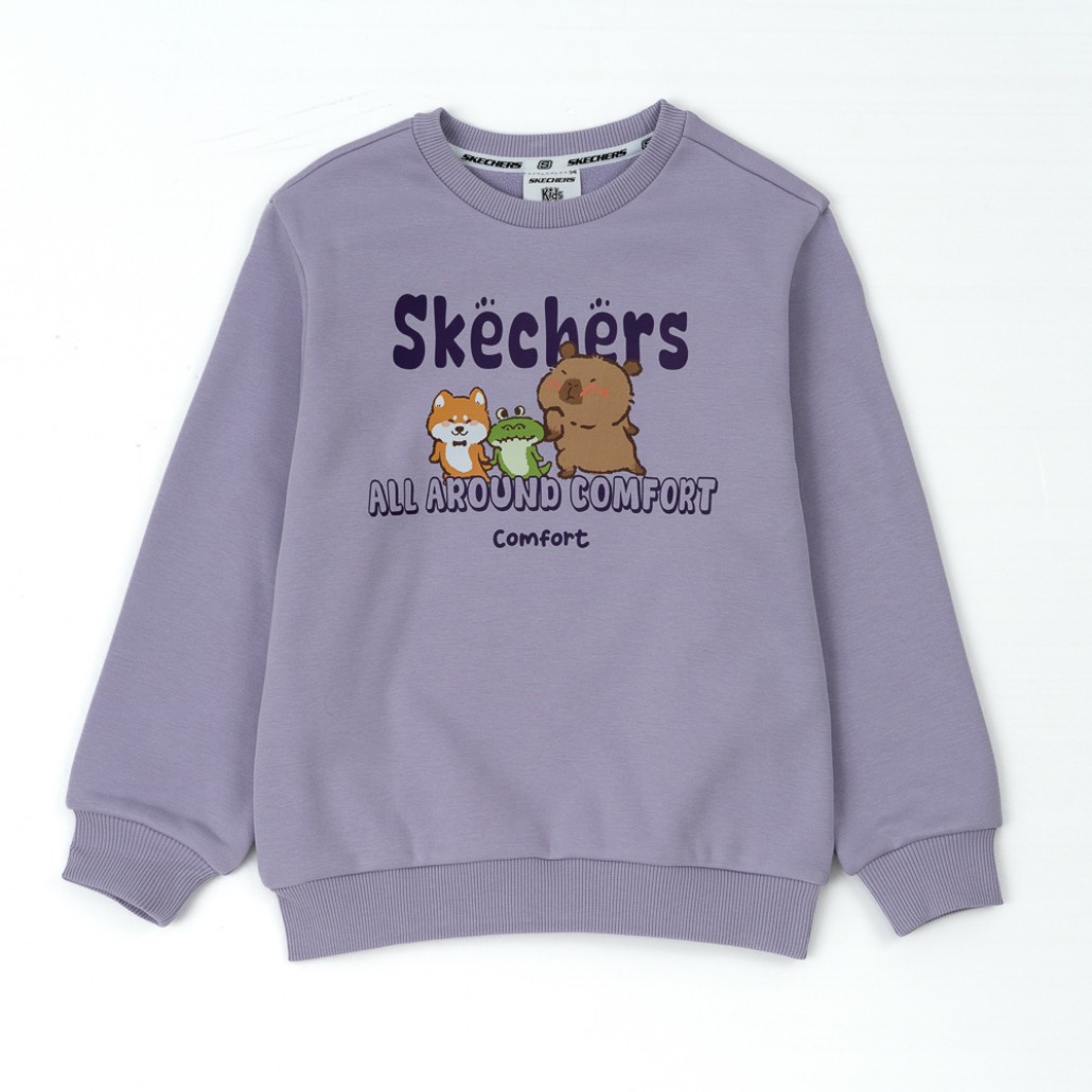 SKECHERS 中性童長袖衛衣 (L425K120-02N4)